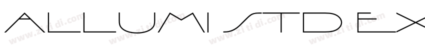 Allumi Std Extended字体转换